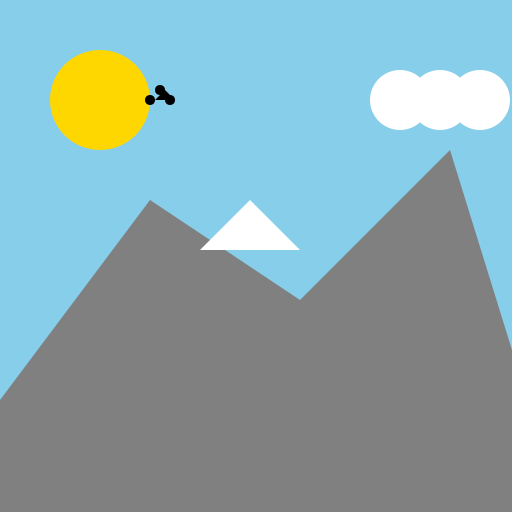 The Majestic Mountains - DrawGPT