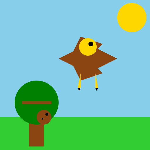 Eagle in Flight - DrawGPT