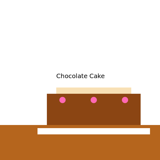Chocolate Cake on the Table - DrawGPT