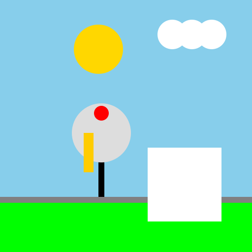 Beautiful Solar Street Lamp with Alarm Button and Weather Desktop - DrawGPT