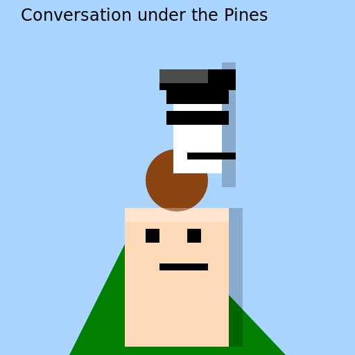 Conversation under the Pines - DrawGPT
