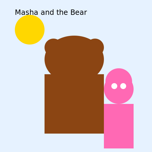 Masha and the Bear - DrawGPT