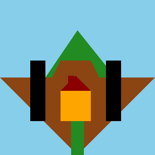 Island and Pirate Ship A House - DrawGPT