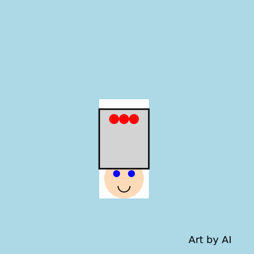 Blonde Altar Boy in Gore-Tex Garment - DrawGPT