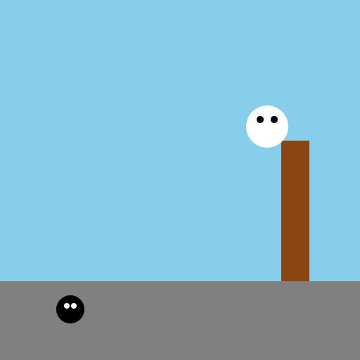 Small black dog and a white cat in a realistic style - DrawGPT