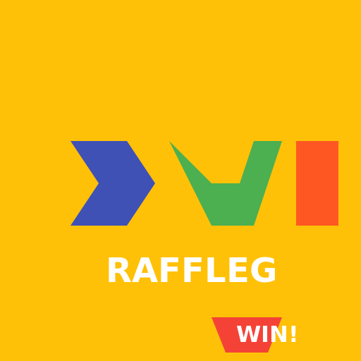 Raffleg Logo - A Fun and Colorful Raffle Prize Winning Site - DrawGPT