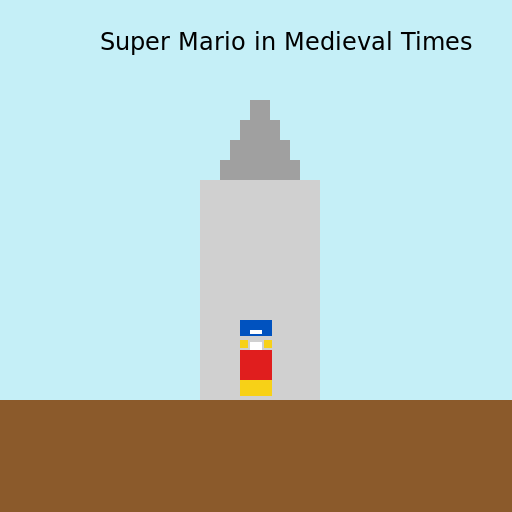Super Mario in Medieval Times - DrawGPT