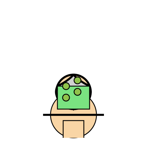 A Short Man with Wavy Grey Hair and a Jar of Pickles - DrawGPT