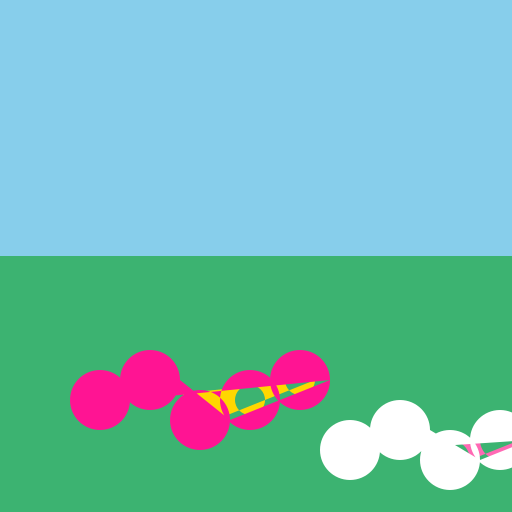 Flowers by a Lake - DrawGPT