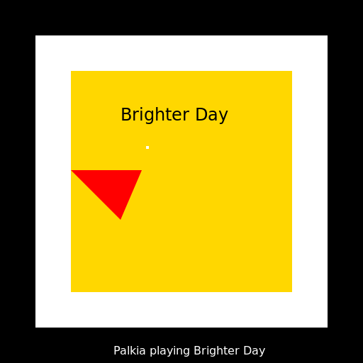 Palkia playing Brighter Day - DrawGPT