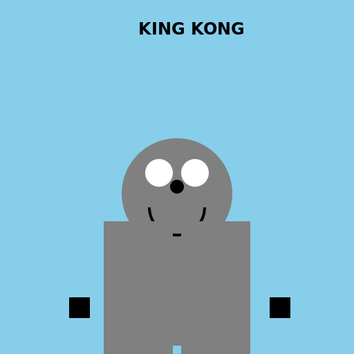 King Kong with Guns 3D - DrawGPT