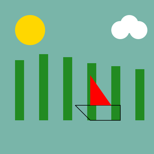 Greens Lake (Michigan) - DrawGPT