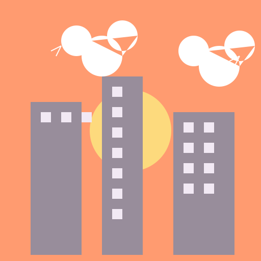 Odessa Harris - A Colorful Cityscape - DrawGPT