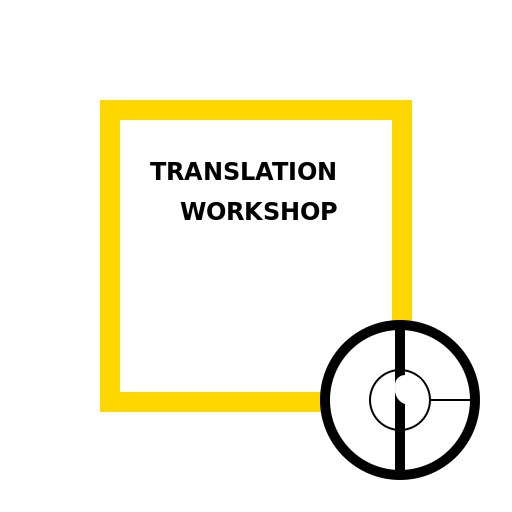 Translation Workshop with Opened Book and a Loupe - DrawGPT