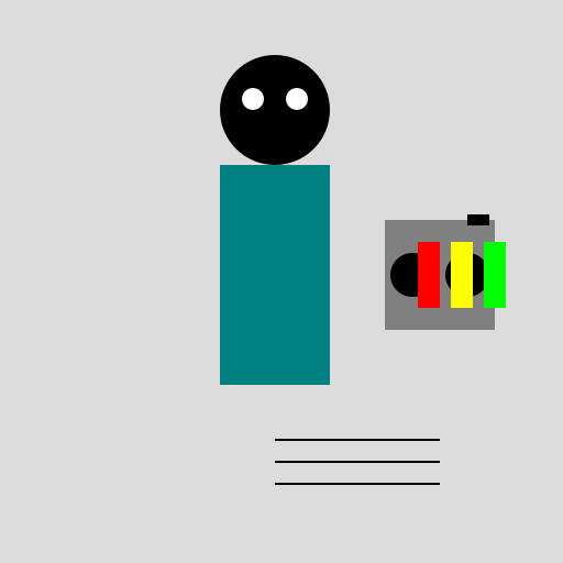 Soldier Shopping in a Rush - DrawGPT