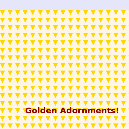 Golden Starry Adornments - DrawGPT