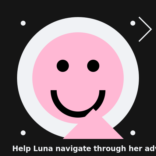 Luna's Adventure Logo - DrawGPT