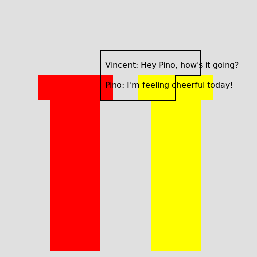 Vincent Law conversing with Pino - DrawGPT