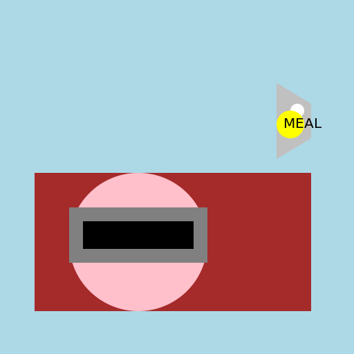 Fat Man Playing with Technology and Getting Served by a Drone - DrawGPT