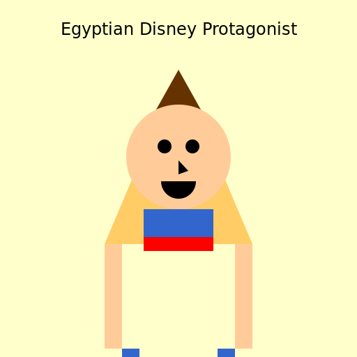 Egyptian Disney Protagonist - DrawGPT
