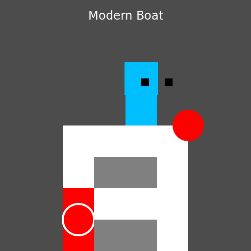 Modern Center Console Boat - DrawGPT