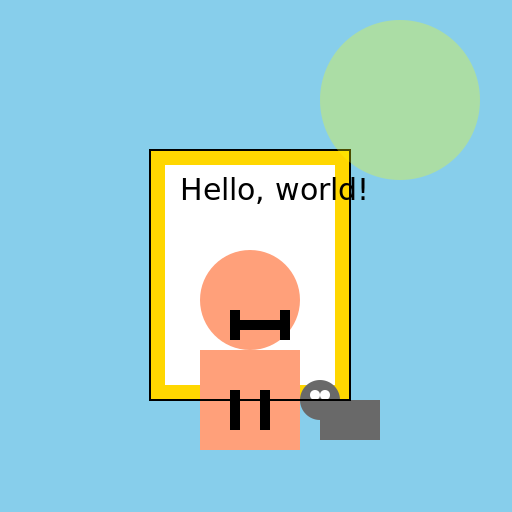 Boy Sitting on the Window with His Cat - DrawGPT