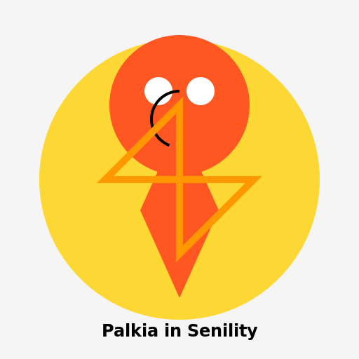 Palkia in senility - DrawGPT