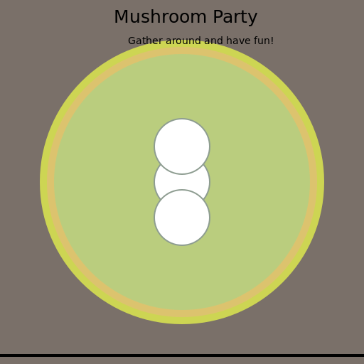 HearthStone Card - 'Mushroom Party' - AI Prompt #7351 - DrawGPT
