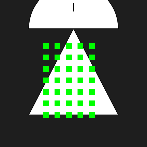 Tall White Rounded Futuristic Building - DrawGPT