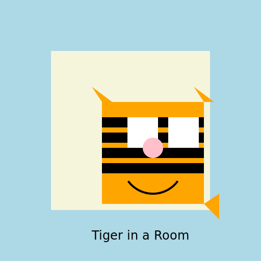 Tiger in a Room - DrawGPT
