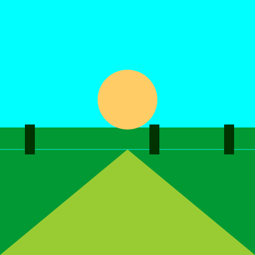 Green Hill near a Stream with an Island in the Middle - AI Prompt #7380 - DrawGPT