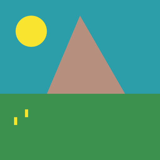 Landscape with Mountains and Lake - AI Prompt #7389 - DrawGPT