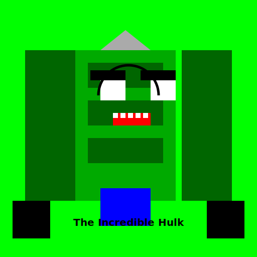The Incredible Hulk - DrawGPT
