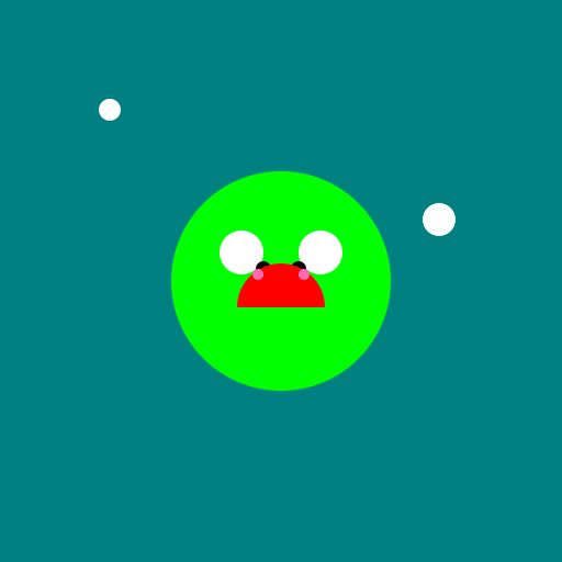Cute Slime in a Swamp - DrawGPT