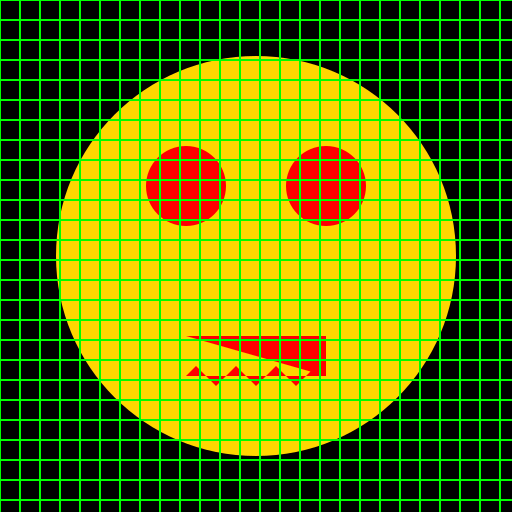 Glitching Smiley Face - DrawGPT