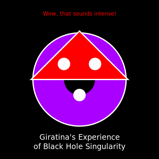 Giratina's Experience of Black Hole Singularity - DrawGPT
