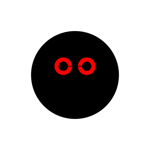 A Bald Man in a Tight Place with Glowing Eyes - DrawGPT