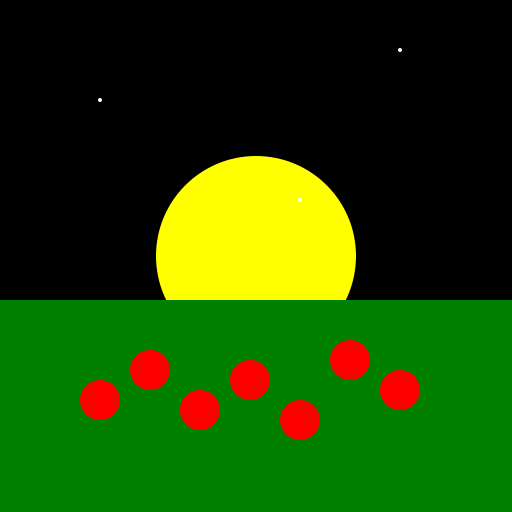 Moonlit Garden - DrawGPT