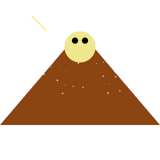 Mountain with Stars in the Sky - DrawGPT