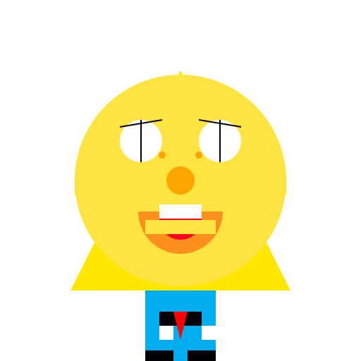 Spongebob in a Triangle Shape - DrawGPT