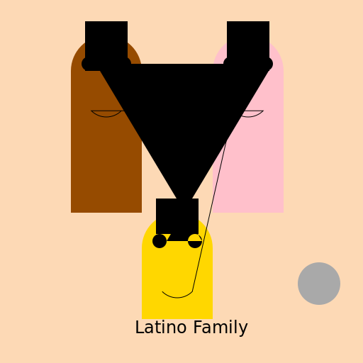 Family Photo of a Latino Family - DrawGPT