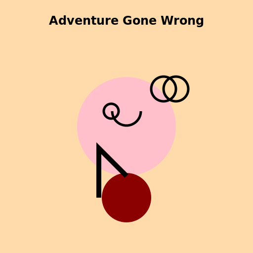 Girl Rescues Herself from an Adventure Gone Wrong - DrawGPT