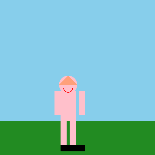 Girl Running - DrawGPT