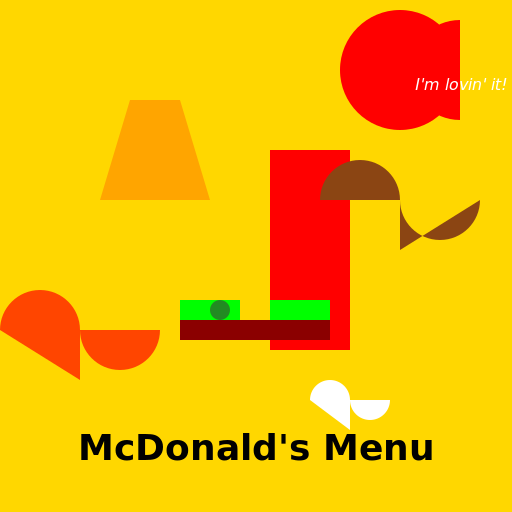 McDonald's Menu - Calculator Tools