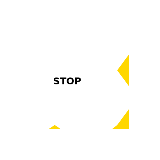 a Yellow Stop Sign - AI Prompt #7432 - DrawGPT