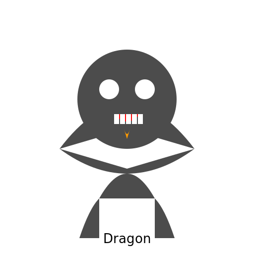 The Majestic Dragon in Flight - DrawGPT