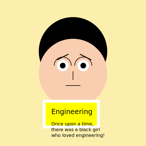 Black Girl in Engineering Story Book Character - DrawGPT