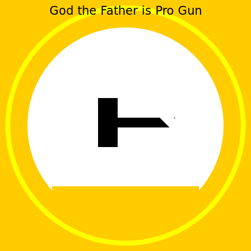 God the Father with a Gun - DrawGPT