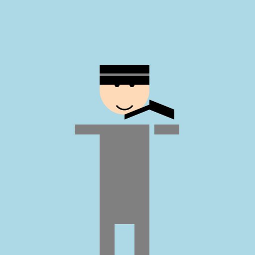 Man with a Gun - DrawGPT