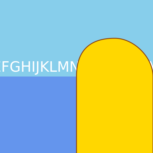 Banana Entering Alphabet Canal - DrawGPT